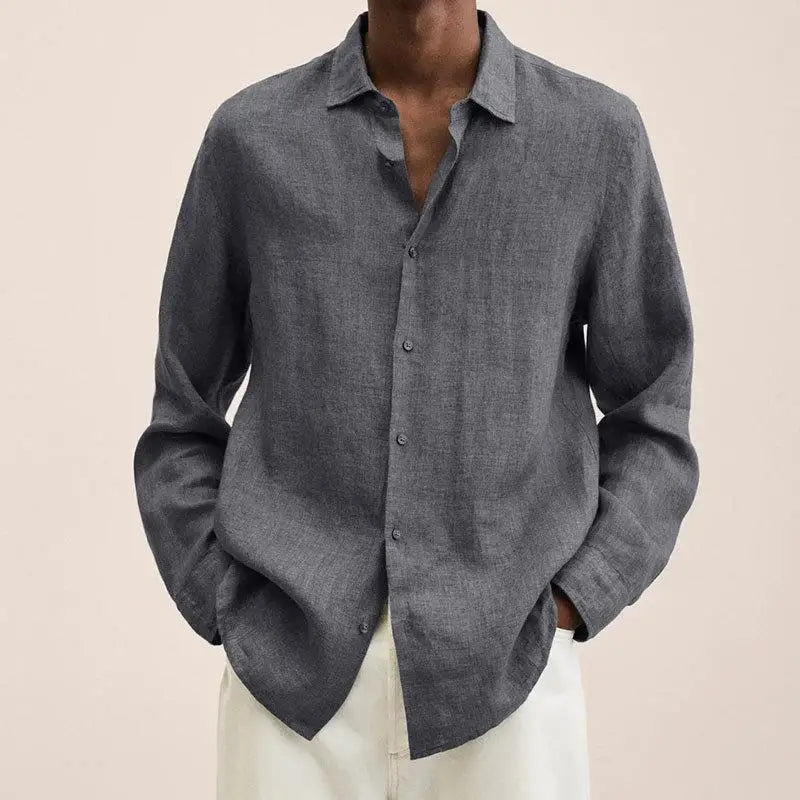 Lenoir™ | Chemise Classique Effet Lin