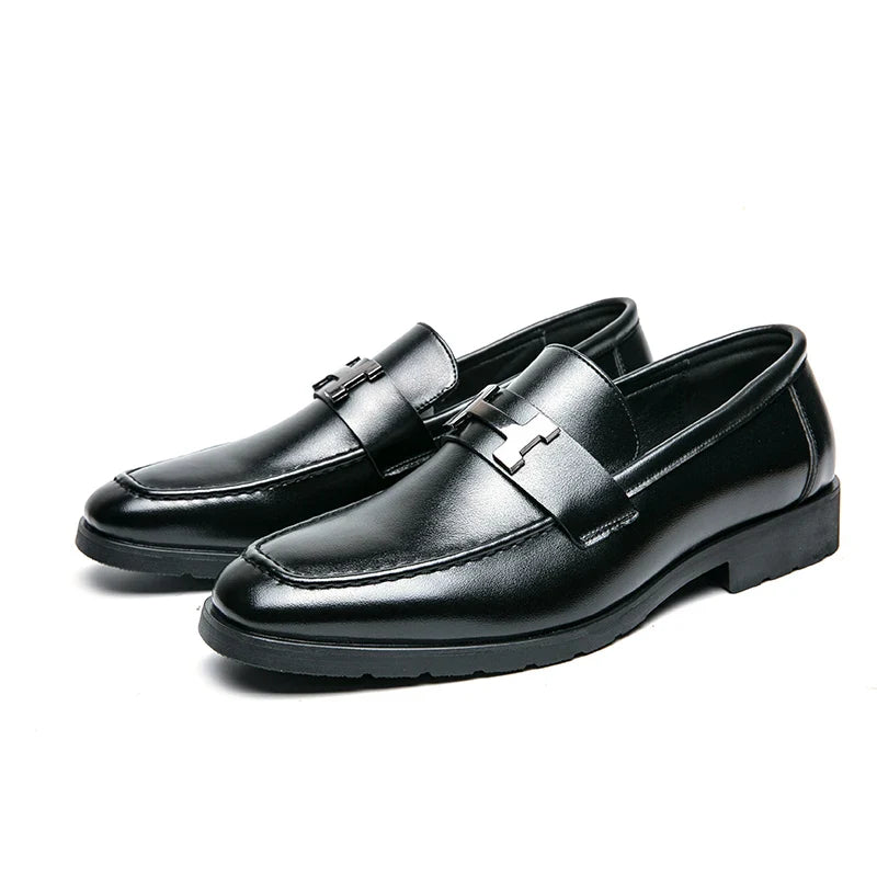 Mocassins en Cuir Véritable Giorgio Hayez