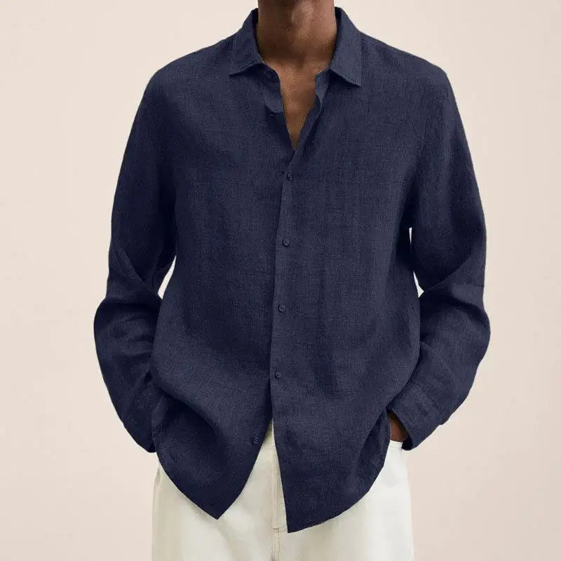 Lenoir™ | Chemise Classique Effet Lin