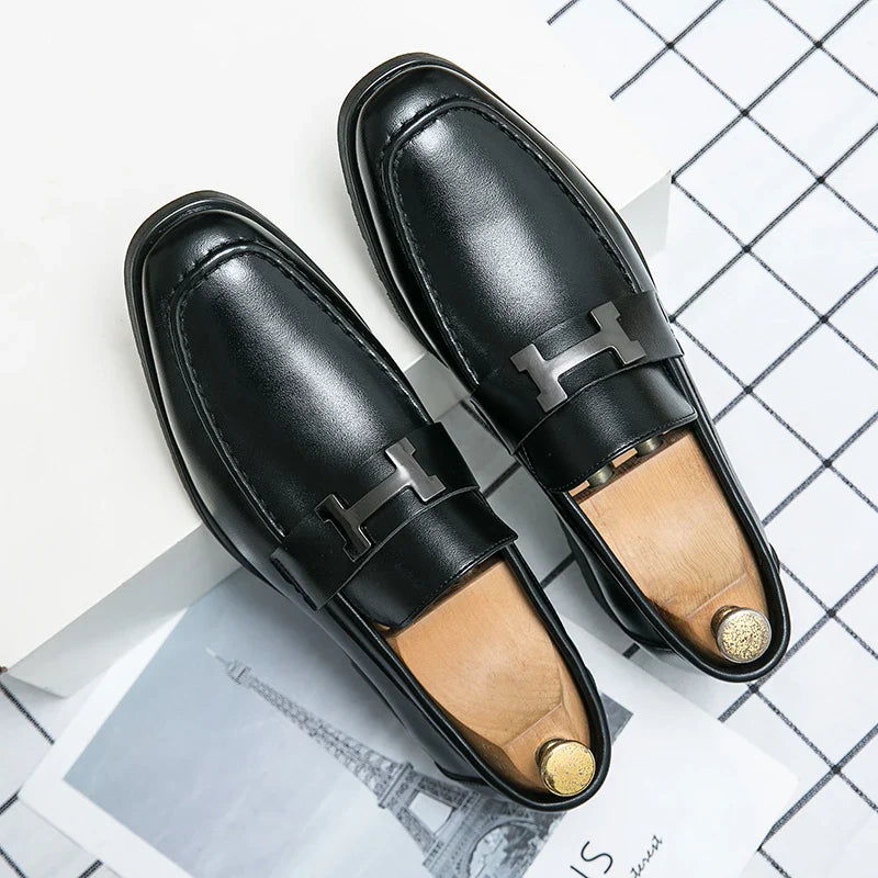 Mocassins en Cuir Véritable Giorgio Hayez