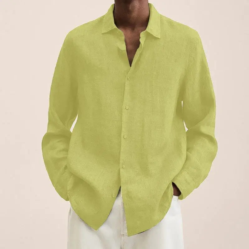 Lenoir™ | Chemise Classique Effet Lin
