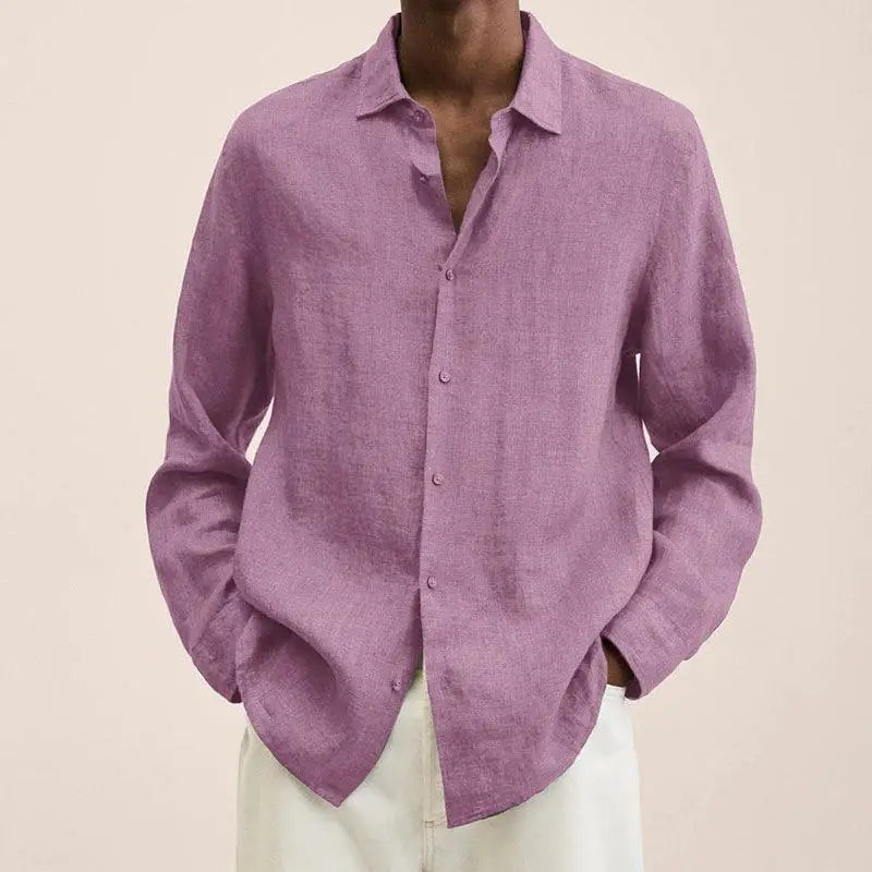 Lenoir™ | Chemise Classique Effet Lin