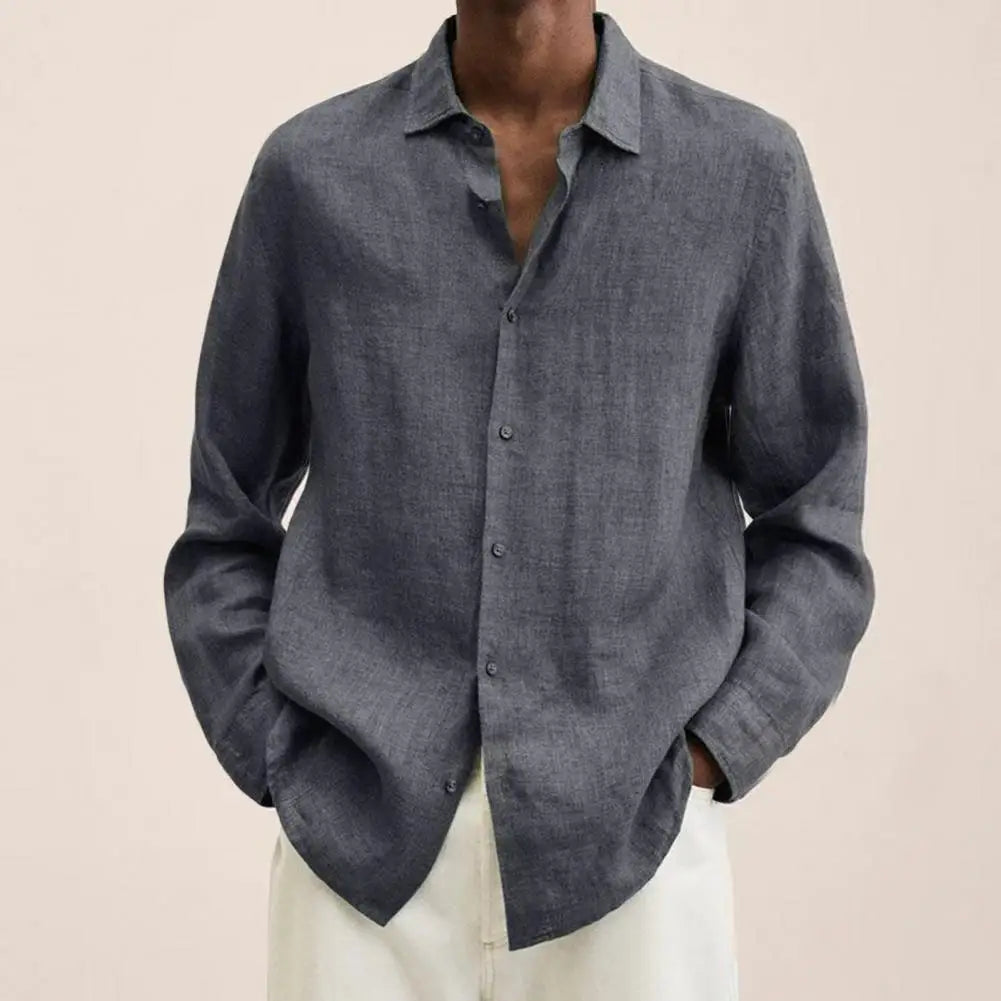Lenoir™ | Chemise Classique Effet Lin