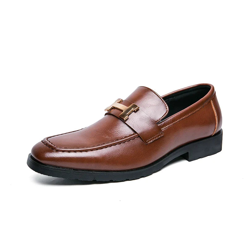 Mocassins en Cuir Véritable Giorgio Hayez