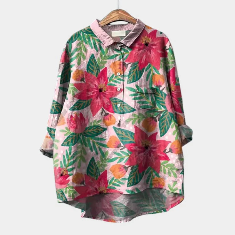 TALLIE™ – Blouse Imprimée Décontractée
