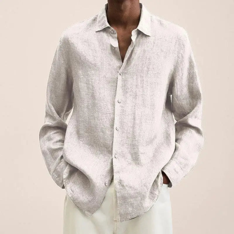 Lenoir™ | Chemise Classique Effet Lin