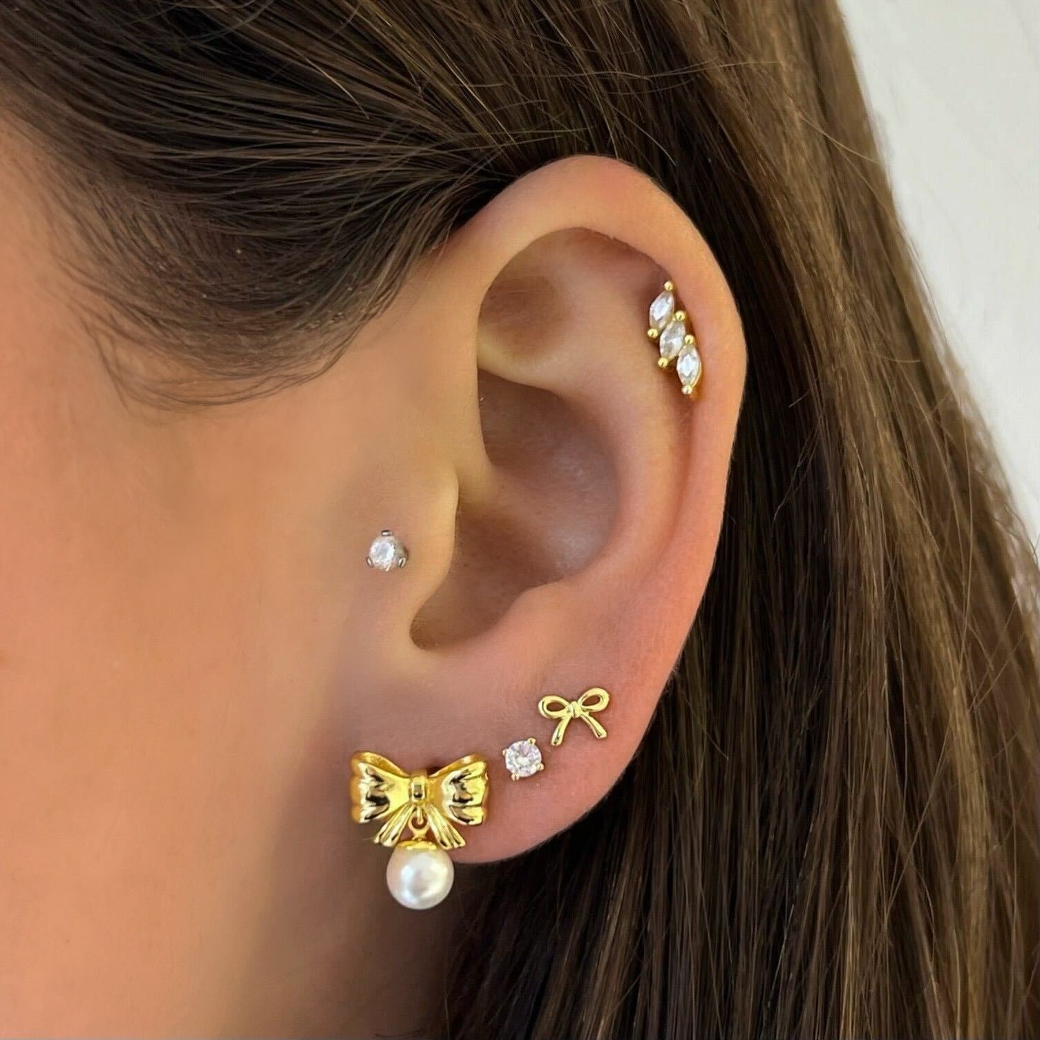 Boucles d'oreilles Nœud