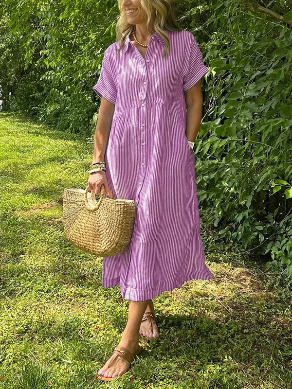 Leviana™ | Robe d'été avec boutons