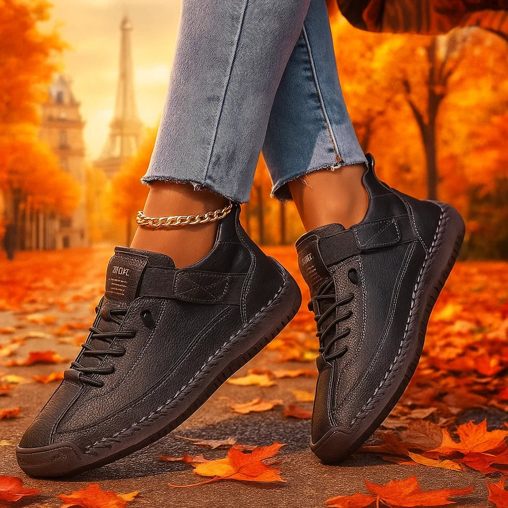 Mia™ | Baskets Confort Orthopédique Noir