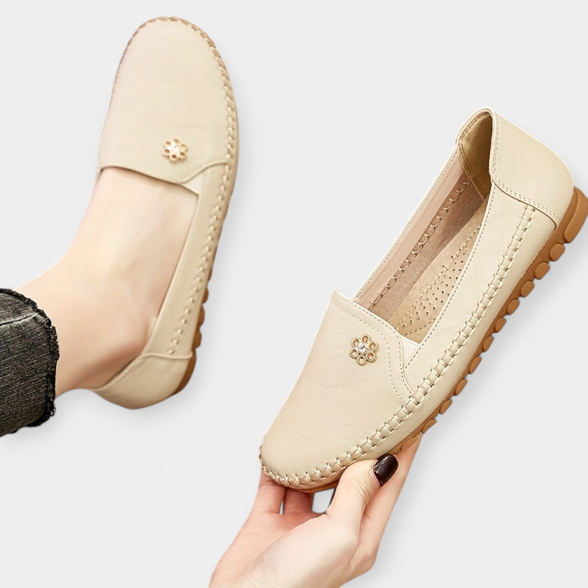 Mocassins légers à enfiler
