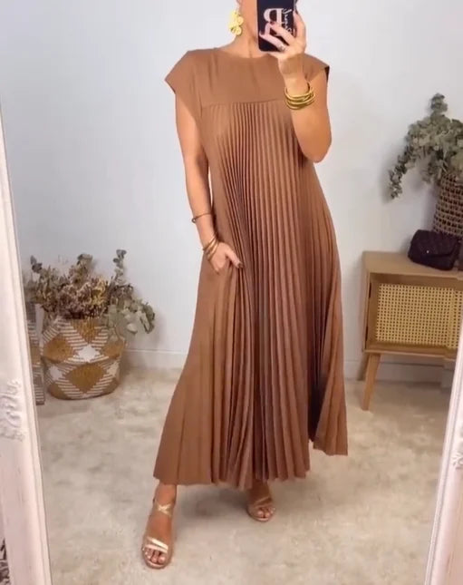 Leviana™ | Robe Maxi Plissée
