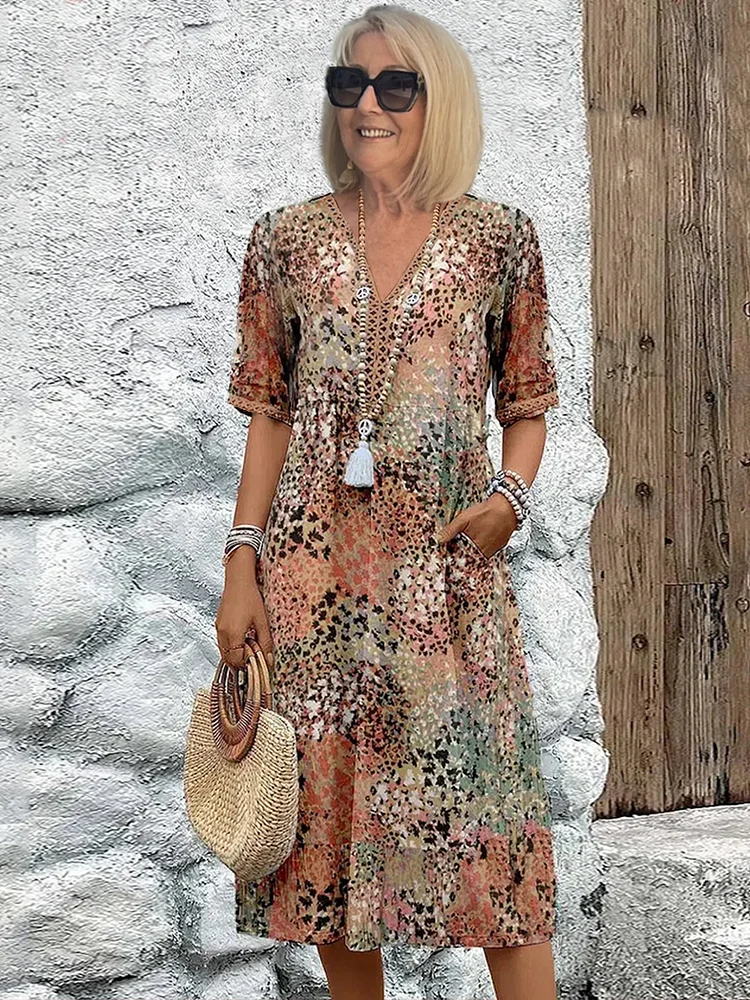 Leviana™ | Robe Fleurie Animée