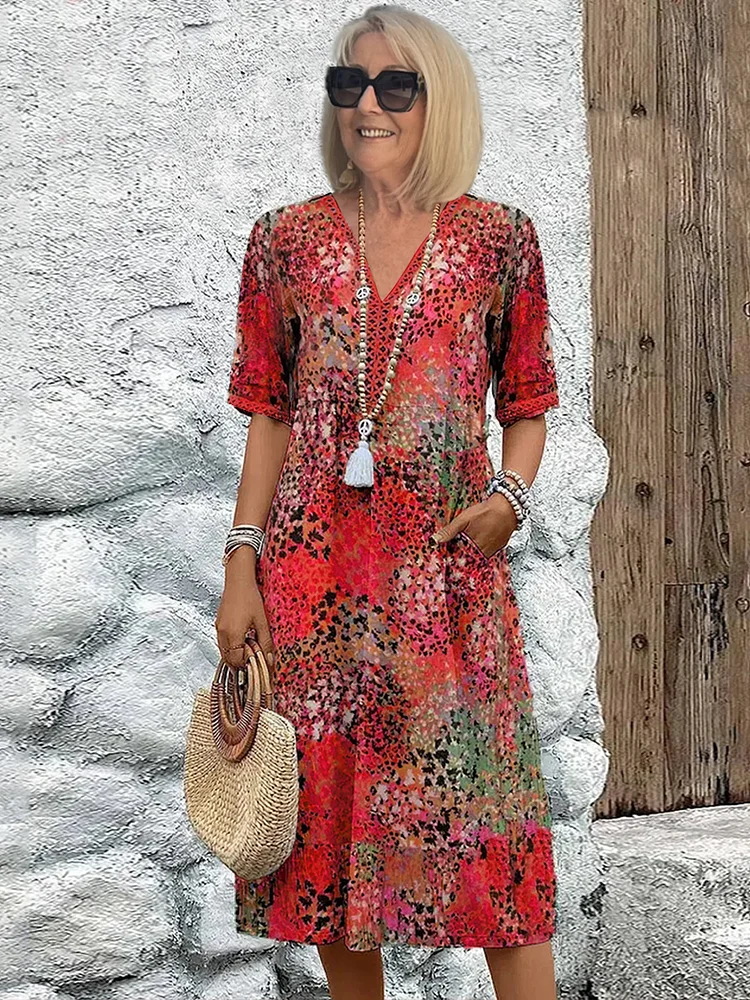Leviana™ | Robe Fleurie Animée