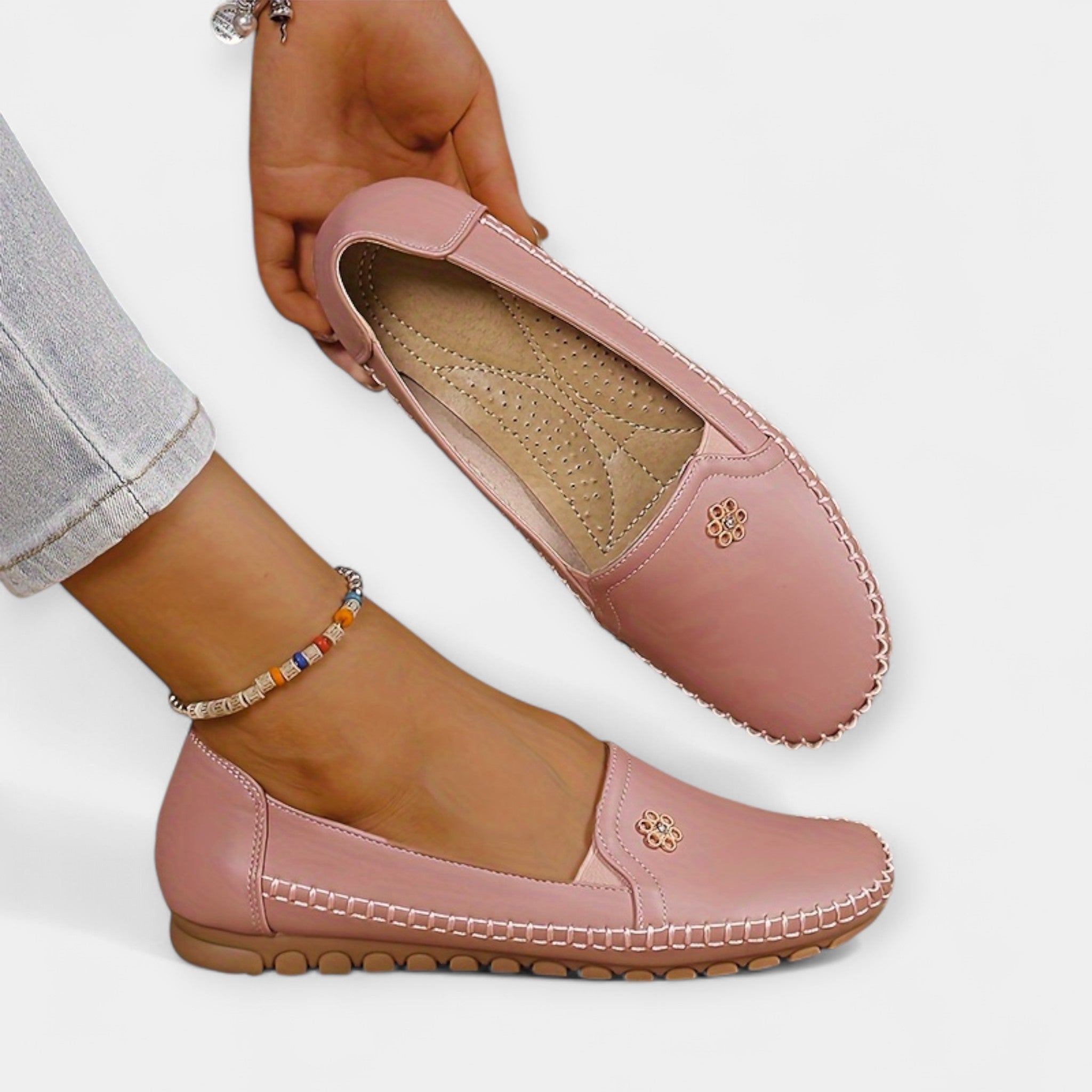 Chaussures Slip-On avec Semelle Souple