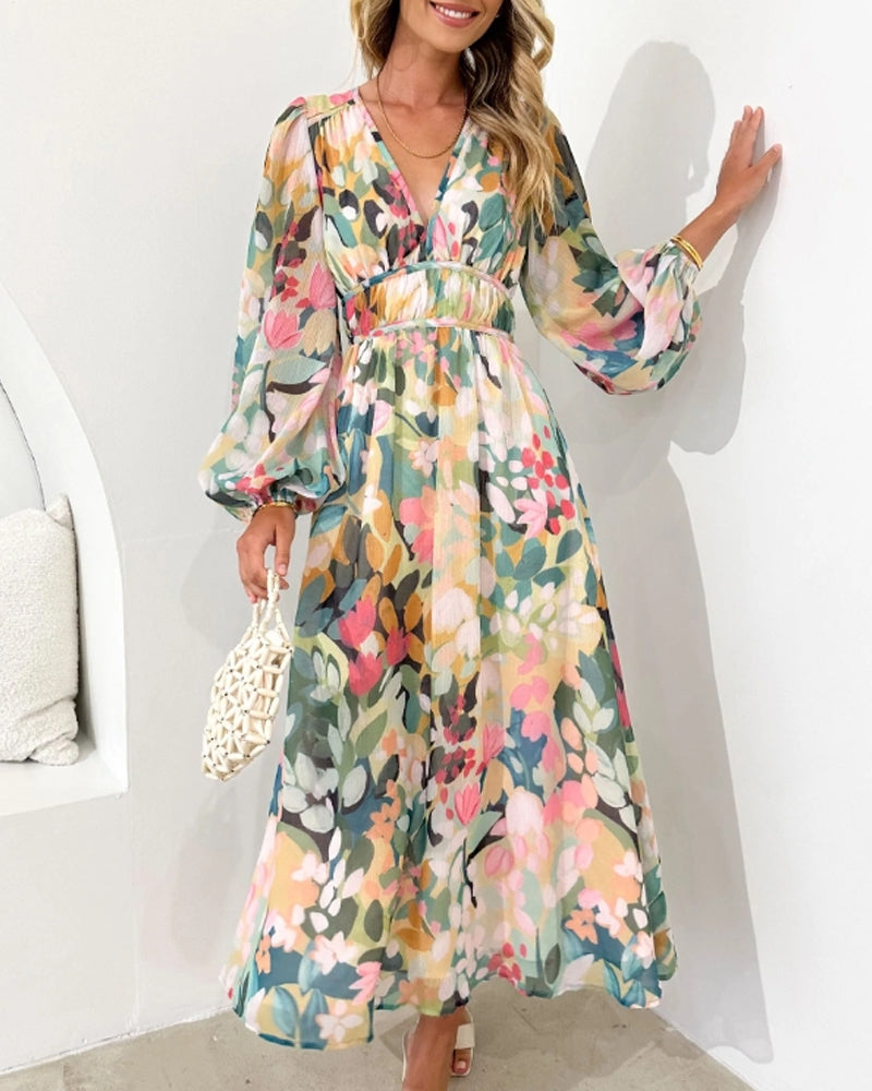 Leviana™ | Élégante robe à fleurs