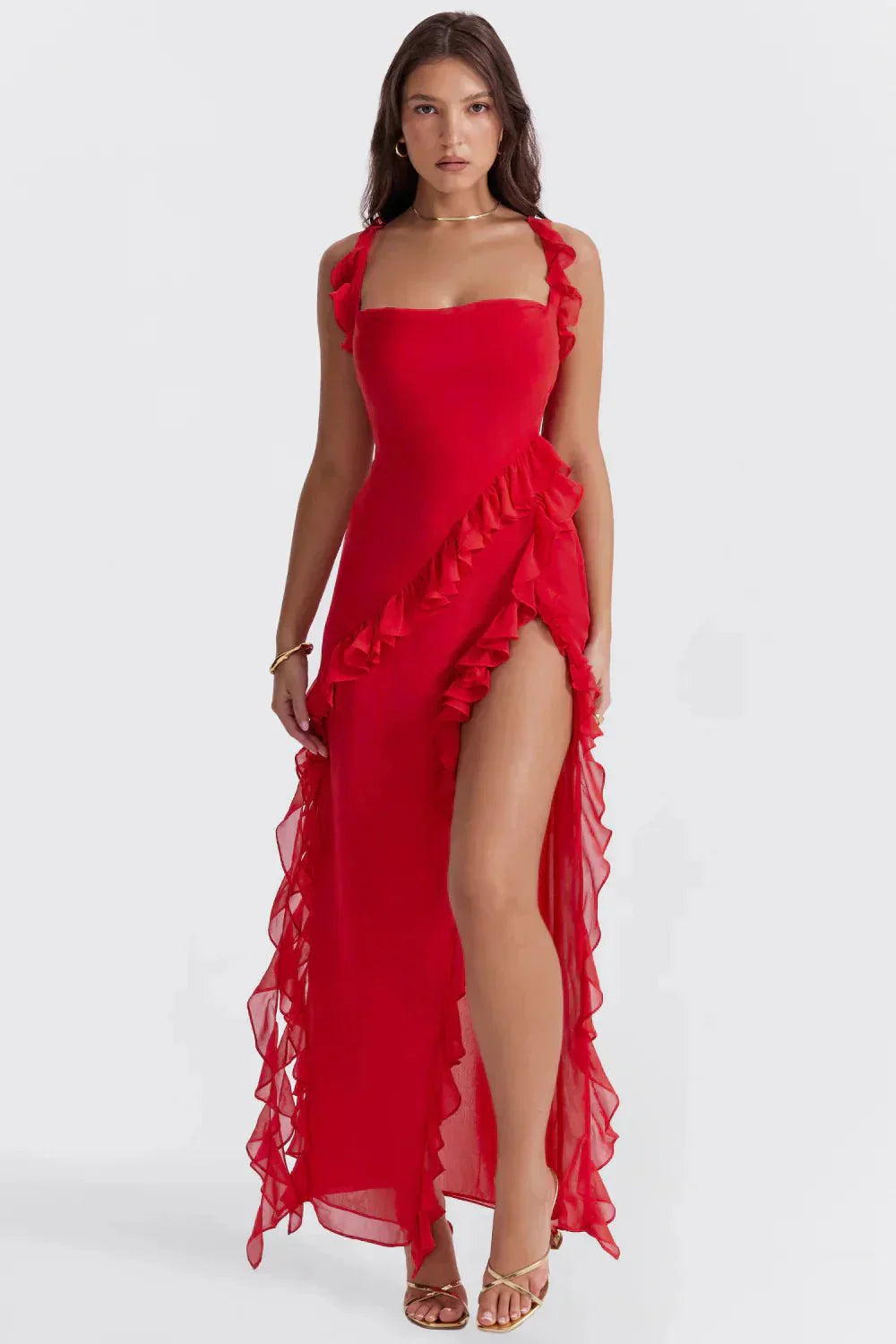 Lara™ | Robe Maxi Élégante avec Fente