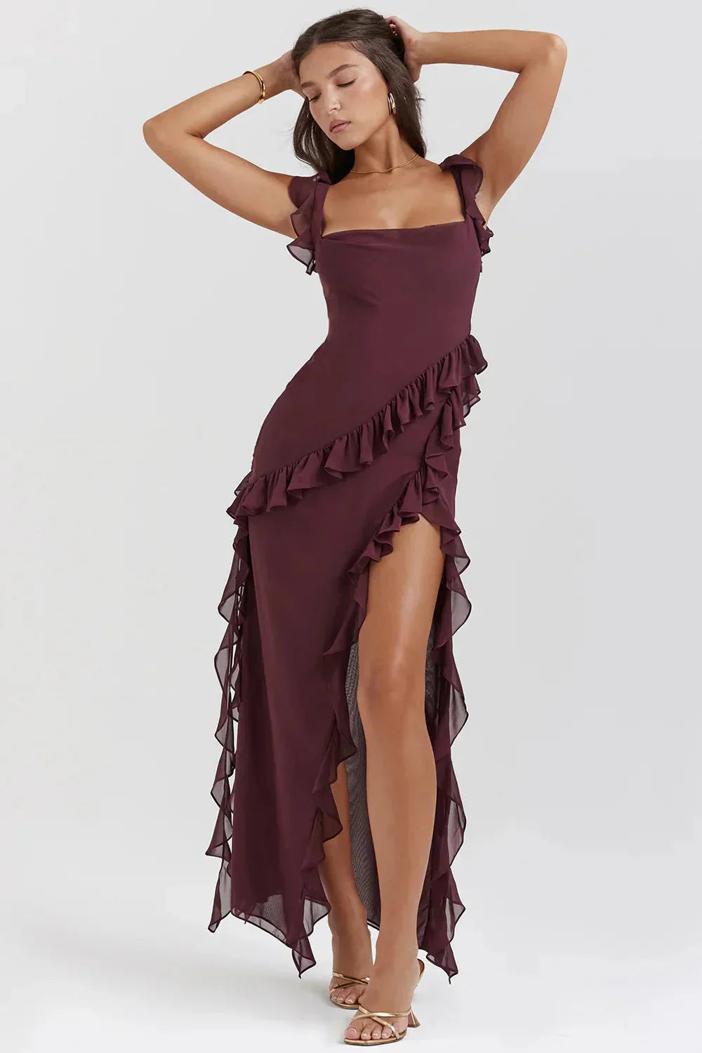 Lara™ | Robe Maxi Élégante avec Fente