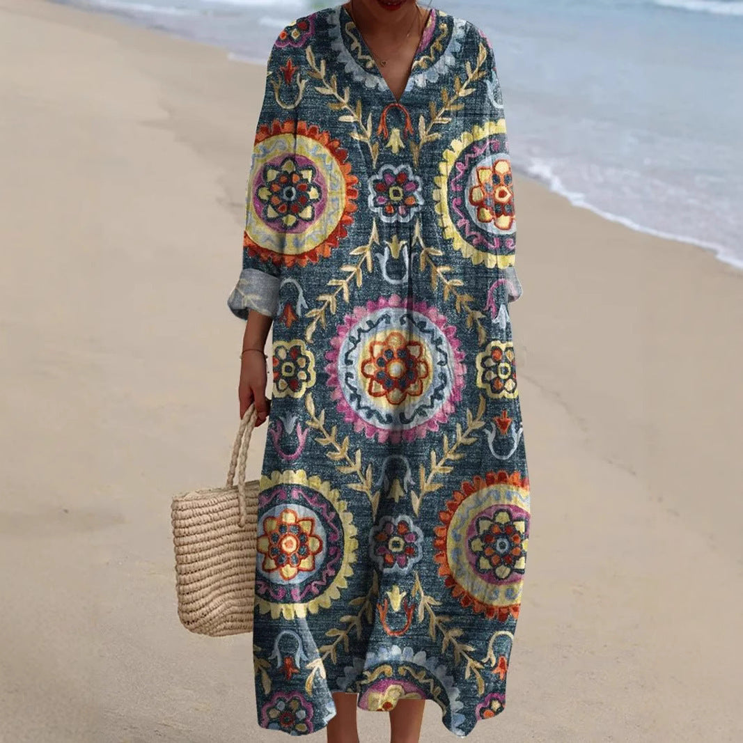 Leviana™ – Robe élégante avec un motif géométrique